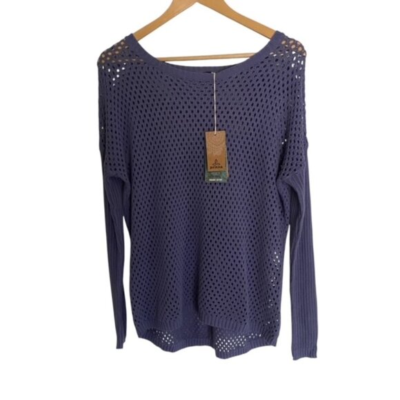 NWT Prana Parker Sweater in Purple Fog Small - Picture 1 of 5
